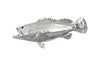 Phillips Collection Home Phillips Collection Estuary Cod Fish Wall Sculpture, Resin, Silver Leaf
