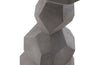 Phillips Collection Home Oversized LTL - Rate to be Quoted Phillips Collection Faceted Rock Column Sculpture, Gray