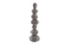 Phillips Collection Home Oversized LTL - Rate to be Quoted Phillips Collection Faceted Rock Column Sculpture, Gray