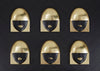 Phillips Collection Home Phillips Collection Fashion Faces Wall Art, Large, Kiss, Black and Gold Leaf