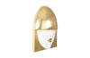 Phillips Collection Home Phillips Collection Fashion Faces Wall Art, Large, Kiss, White and Gold Leaf