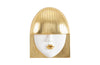 Phillips Collection Home Phillips Collection Fashion Faces Wall Art, Large, Kiss, White and Gold Leaf