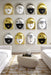 Phillips Collection Home Phillips Collection Fashion Faces Wall Art, Large, Kiss, White and Gold Leaf
