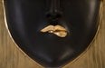 Phillips Collection Home Phillips Collection Fashion Faces Wall Art, Large, Pout, Black and Gold Leaf