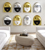 Phillips Collection Home Phillips Collection Fashion Faces Wall Art, Large, Pout, Black and Gold Leaf