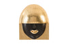 Phillips Collection Home Phillips Collection Fashion Faces Wall Art, Large, Smile, Black and Gold Leaf