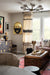 Phillips Collection Home Phillips Collection Fashion Faces Wall Art, Large, Smile, Black and Gold Leaf
