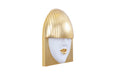 Phillips Collection Home Phillips Collection Fashion Faces Wall Art, Large, Smile, White and Gold Leaf
