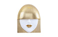 Phillips Collection Home Phillips Collection Fashion Faces Wall Art, Large, Smile, White and Gold Leaf
