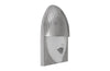 Phillips Collection Home Phillips Collection Fashion Faces Wall Art, Large, Smile, White and Silver Leaf