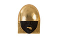 Phillips Collection Home Phillips Collection Fashion Faces Wall Art, Small, Black and Gold Leaf, Set of 3