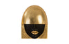 Phillips Collection Home Phillips Collection Fashion Faces Wall Art, Small, Black and Gold Leaf, Set of 3