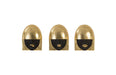 Phillips Collection Home Phillips Collection Fashion Faces Wall Art, Small, Black and Gold Leaf, Set of 3