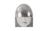 Phillips Collection Home Phillips Collection Fashion Faces Wall Art, Small, White and Silver Leaf, Set of 3