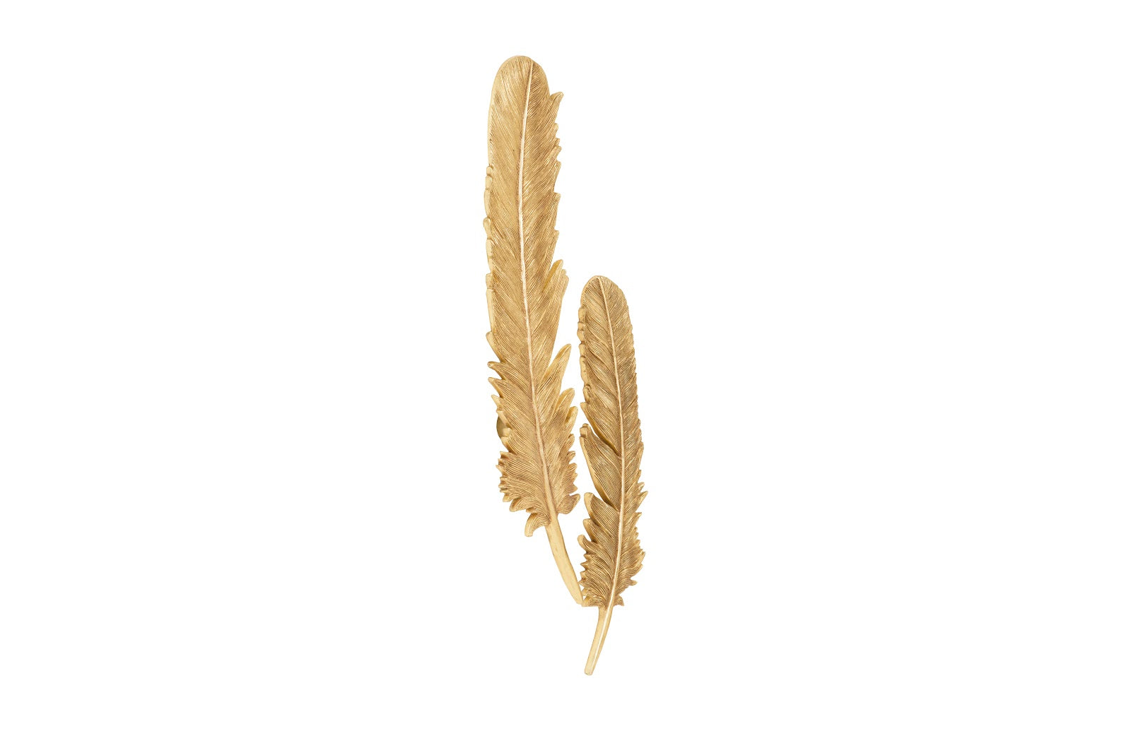 Phillips Collection Home Phillips Collection Feathers Wall Art, Large, Gold Leaf, Set of 2