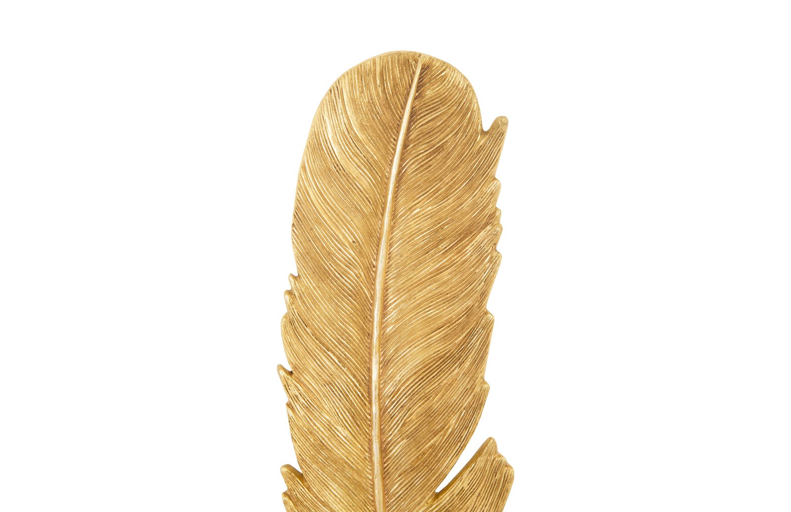 Glass Feather with Gold Leaf – Alma's Gallery & Shop