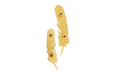 Phillips Collection Home Phillips Collection Feathers Wall Art, Large, Gold Leaf, Set of 2