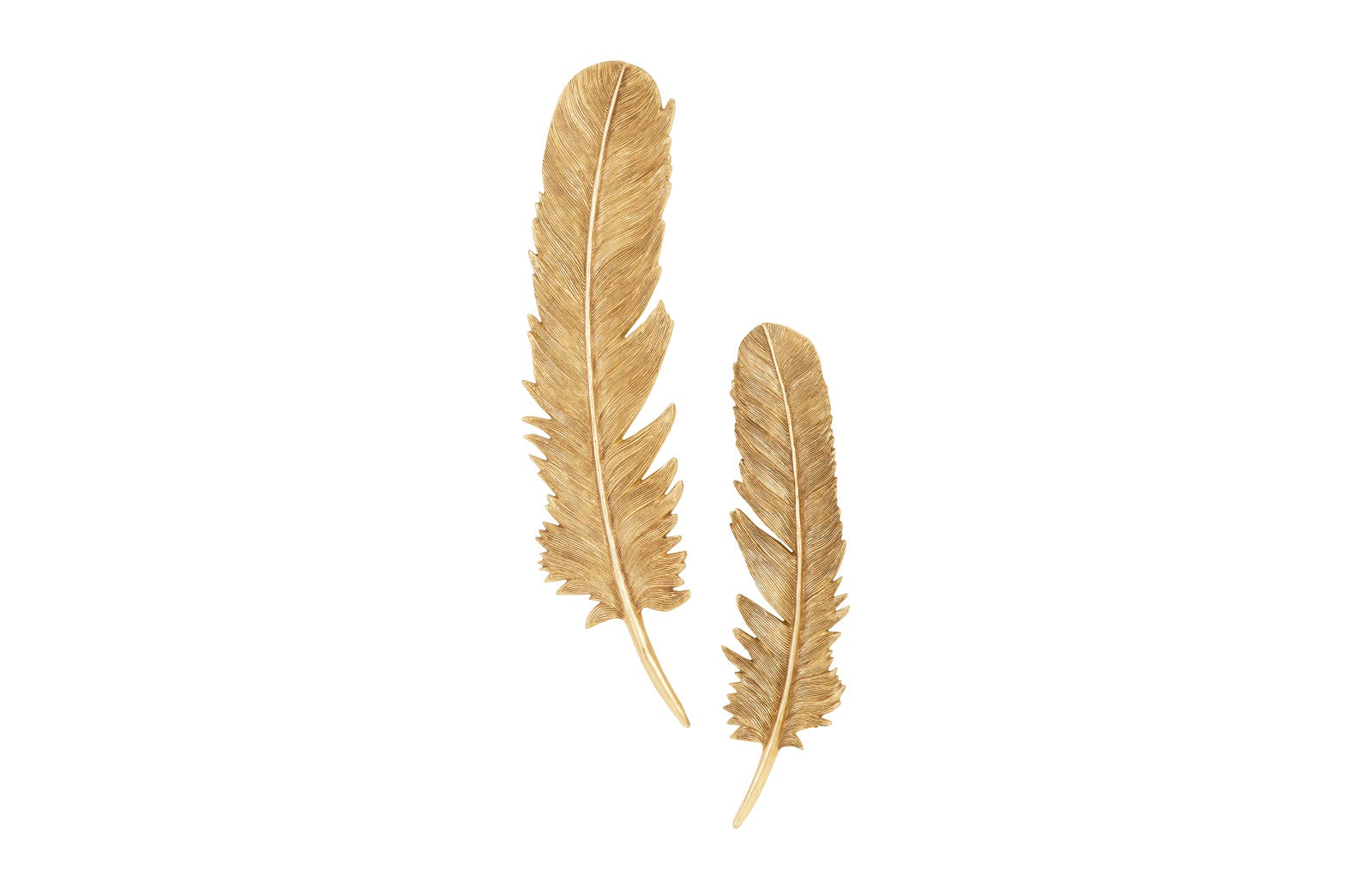 Glass Feather with Gold Leaf – Alma's Gallery & Shop