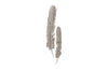 Phillips Collection Home Phillips Collection Feathers Wall Art, Large, Silver Leaf, Set of 2