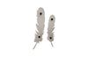 Phillips Collection Home Phillips Collection Feathers Wall Art, Small, Silver Leaf, Set of 2