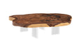 Phillips Collection Home Oversized LTL - Rate to be Quoted Phillips Collection Floating Coffee Table with Acrylic Legs, Natural, Assorted