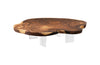 Phillips Collection Home Oversized LTL - Rate to be Quoted Phillips Collection Floating Coffee Table with Acrylic Legs, Natural, Size Varies