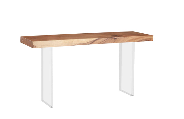 Phillips Collection Home Oversized LTL - Rate to be Quoted Phillips Collection Floating Console Table, Acrylic Legs
