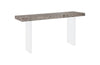 Phillips Collection Home Oversized LTL - Rate to be Quoted Phillips Collection Floating Console Table, Gray Stone Finish, Acrylic Legs