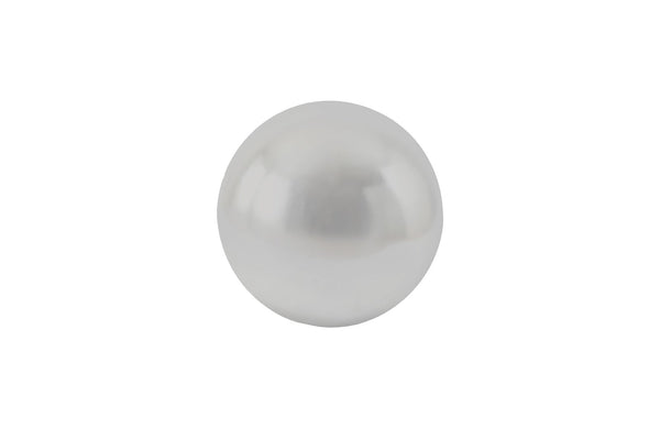 Phillips Collection Home Phillips Collection Floor Ball, Small, Silver Leaf