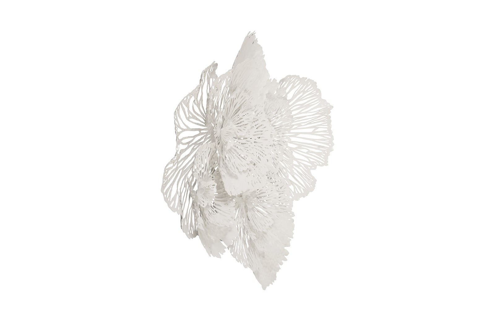 Phillips Collection Home Oversized LTL - Rate to be Quoted Phillips Collection Flower Wall Art, Large, White, Metal