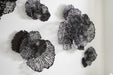 Phillips Collection Home Phillips Collection Flower Wall Art, Medium, Black, Metal