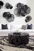 Phillips Collection Home Phillips Collection Flower Wall Art, Medium, Black, Metal