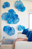 Phillips Collection Home Phillips Collection Flower Wall Art, Medium, Blue, Metal