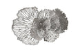 Phillips Collection Home Phillips Collection Flower Wall Art, Medium, Gray, Metal