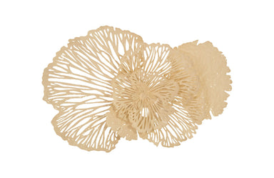 Phillips Collection Home Phillips Collection Flower Wall Art, Medium, Ivory, Metal