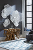 Phillips Collection Home Phillips Collection Flower Wall Art, Medium, White, Metal
