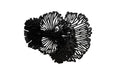 Phillips Collection Home Phillips Collection Flower Wall Art, Small, Black, Metal