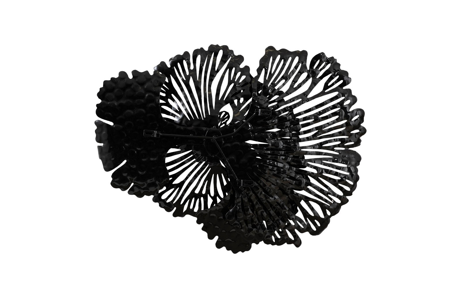 Phillips Collection Home Phillips Collection Flower Wall Art, Small, Black, Metal