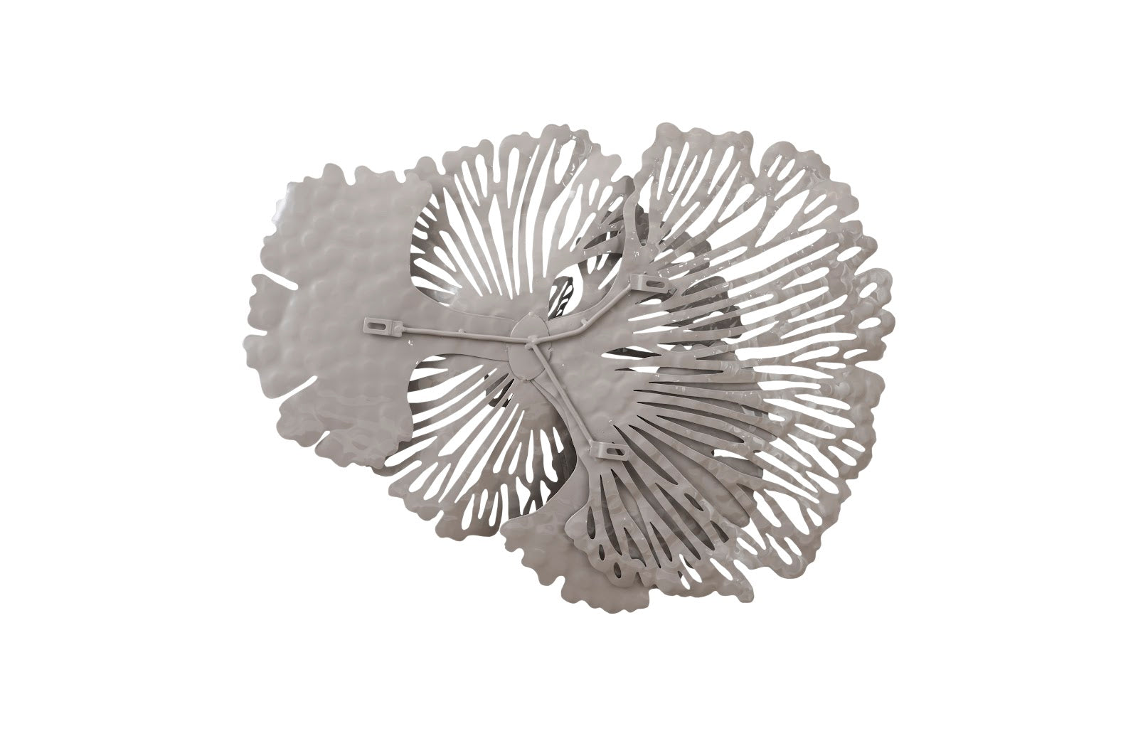Phillips Collection Home Phillips Collection Flower Wall Art, Small, Gray, Metal