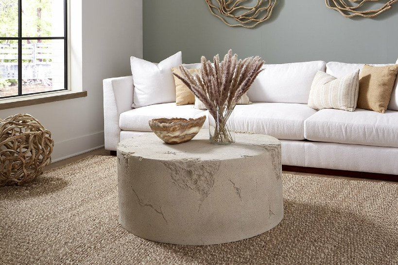 Phillips Collection Home Oversized LTL - Rate to be Quoted Phillips Collection Formation Coffee Table, Roman Stone