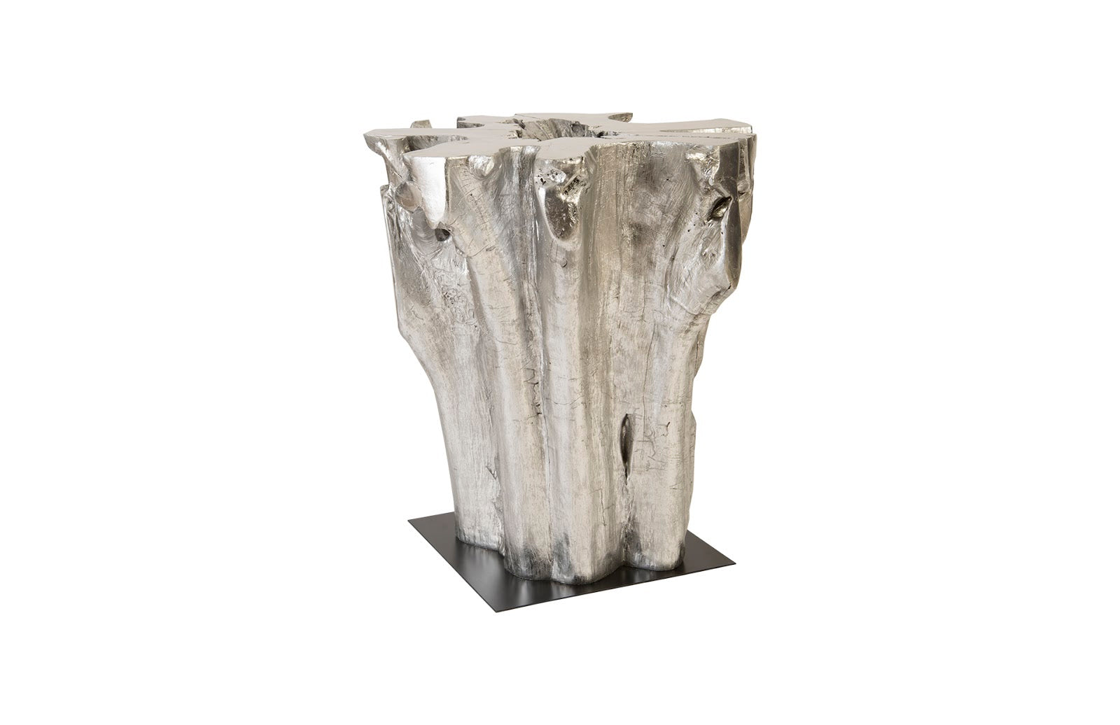 Phillips Collection Home Oversized LTL - Rate to be Quoted Phillips Collection Freeform Bar Table, Silver Leaf