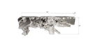 Phillips Collection Home Oversized LTL - Rate to be Quoted Phillips Collection Freeform Console Table, Extra Large, Silver Leaf