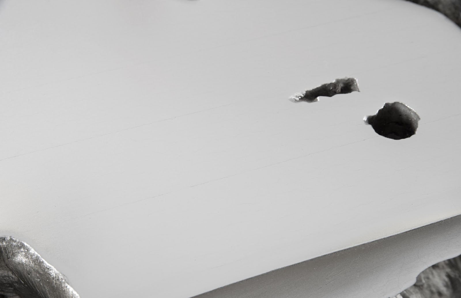 Phillips Collection Home Oversized LTL - Rate to be Quoted Phillips Collection Freeform Console Table, Silver Leaf, LG