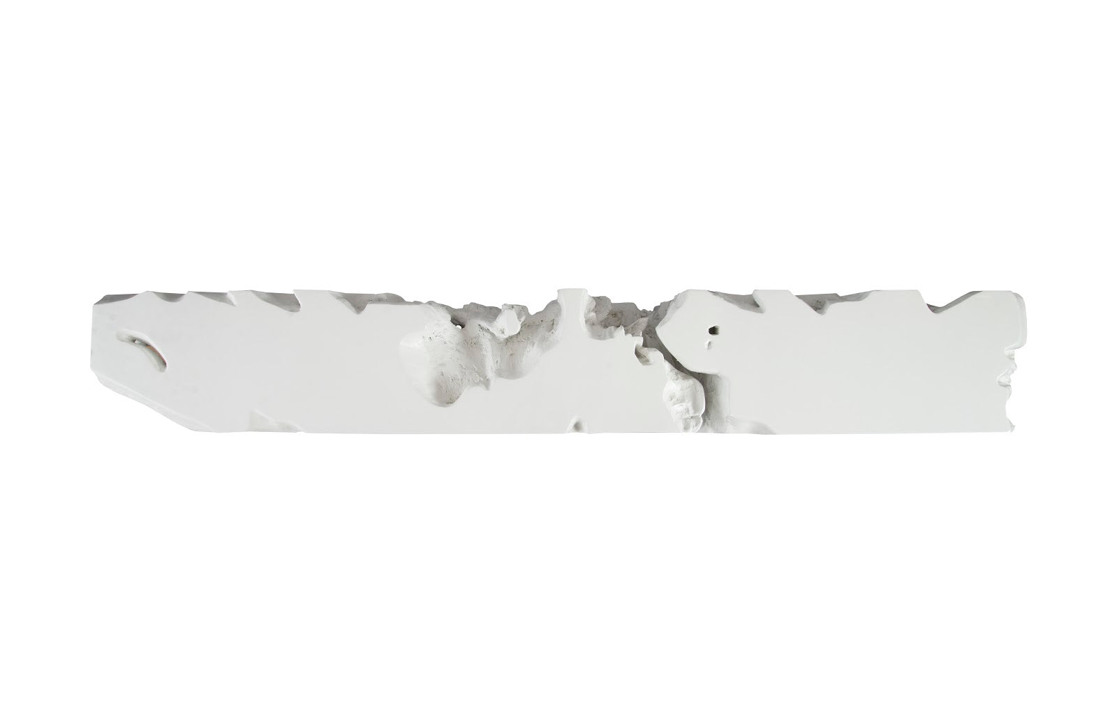 Phillips Collection Home Oversized LTL - Rate to be Quoted Phillips Collection Freeform Console Table XL, Gel Coat White