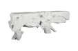 Phillips Collection Home Oversized LTL - Rate to be Quoted Phillips Collection Freeform Console Table XL, Gel Coat White