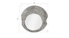 Phillips Collection Home Oversized LTL - Rate to be Quoted Phillips Collection Freeform Mirror, Gray Stone