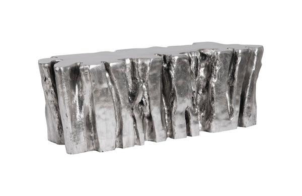 Phillips Collection Home Oversized LTL - Rate to be Quoted Phillips Collection Freeform Root Bench, Silver Leaf
