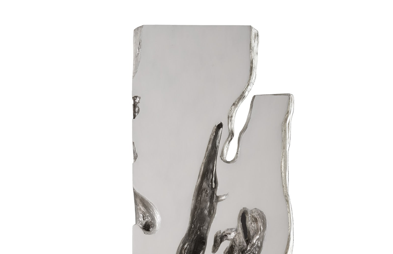 Phillips Collection Home Oversized LTL - Rate to be Quoted Phillips Collection Freeform Sculpture, White, Silver Leaf