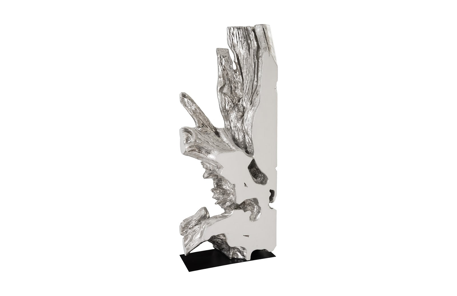Phillips Collection Home Oversized LTL - Rate to be Quoted Phillips Collection Freeform Sculpture, White, Silver Leaf