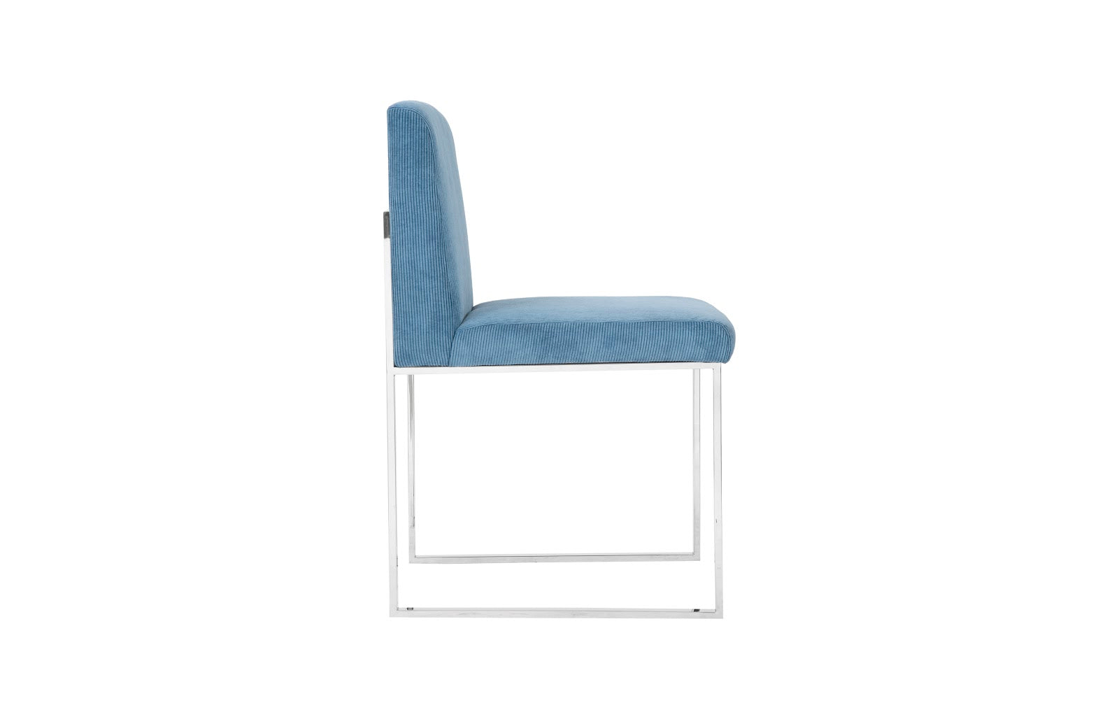 Phillips Collection Home Phillips Collection Frozen Dining Chair, Corduroy Blue